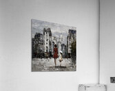 Crimson and Cream Acrylic Print