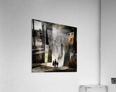 Between Crooked Towers Acrylic Print