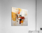 Crosscuts of Red and Black Acrylic Print