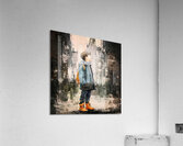 In Orange Boots Acrylic Print