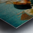 Through Her Eyes a Painted City Metal print