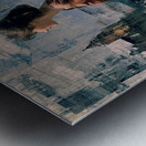 Where Cities Fade Metal print