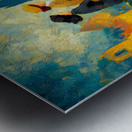 The Blue Motorcycle Metal print