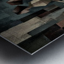 Shopping in Silence Metal print