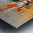 Crosscuts of Red and Black Metal print