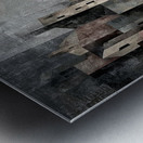 Watching Walls Metal print