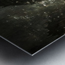 The Girl in Red at the Edge of Night Metal print