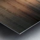 The Vanishing Script Metal print