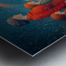 The Joy of Falling Snow Metal print