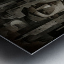 Stone and Breath Metal print