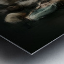 Held by the Blur Metal print