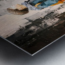 In Orange Boots Metal print