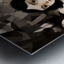 Folded Seas Metal print