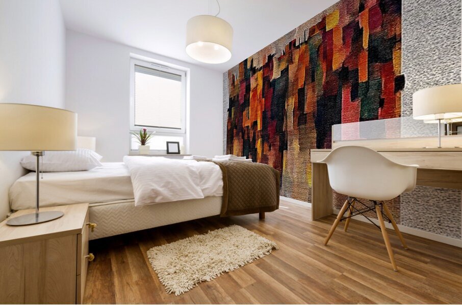 Midnight Mosaic Mural print