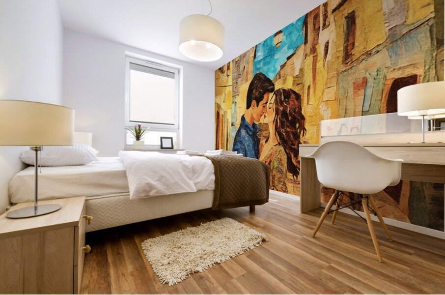 Beneath the Lanterns Mural print