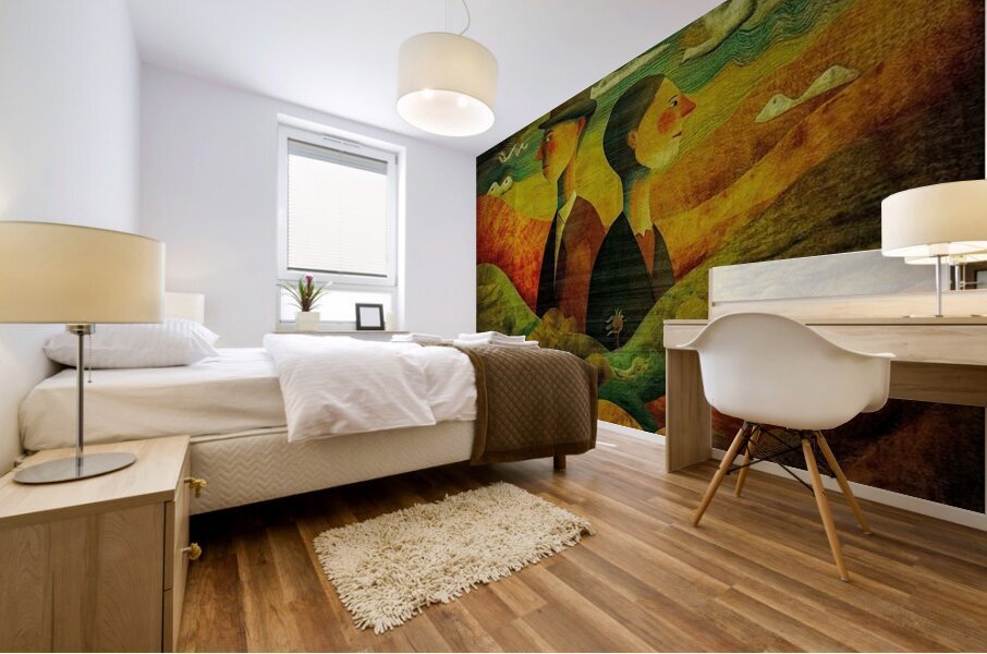 Melancholy in Full Color Mural print