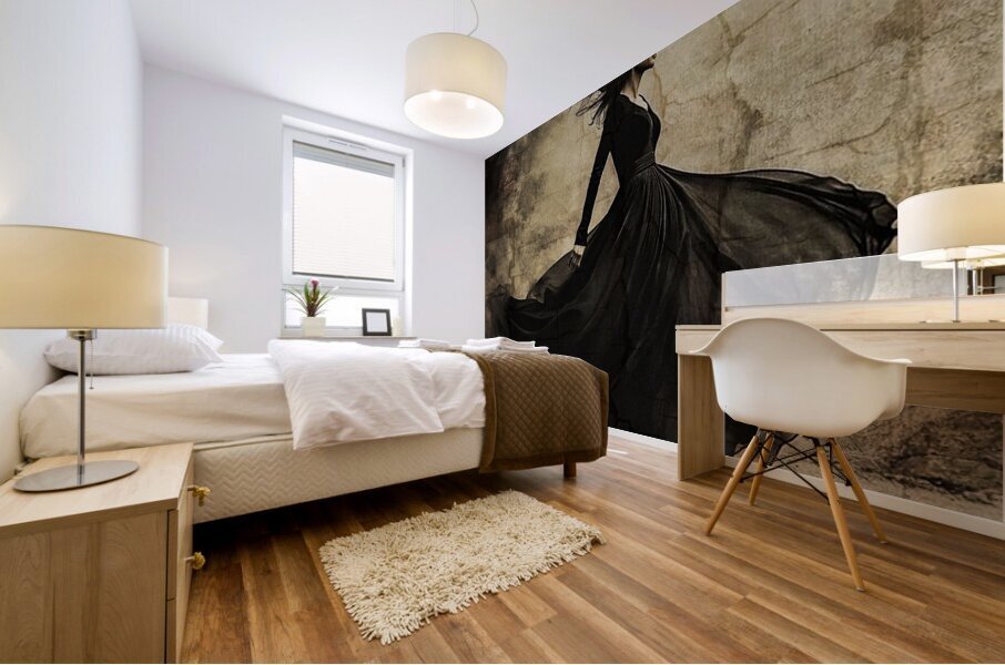 Dancer in the Dust Mural print