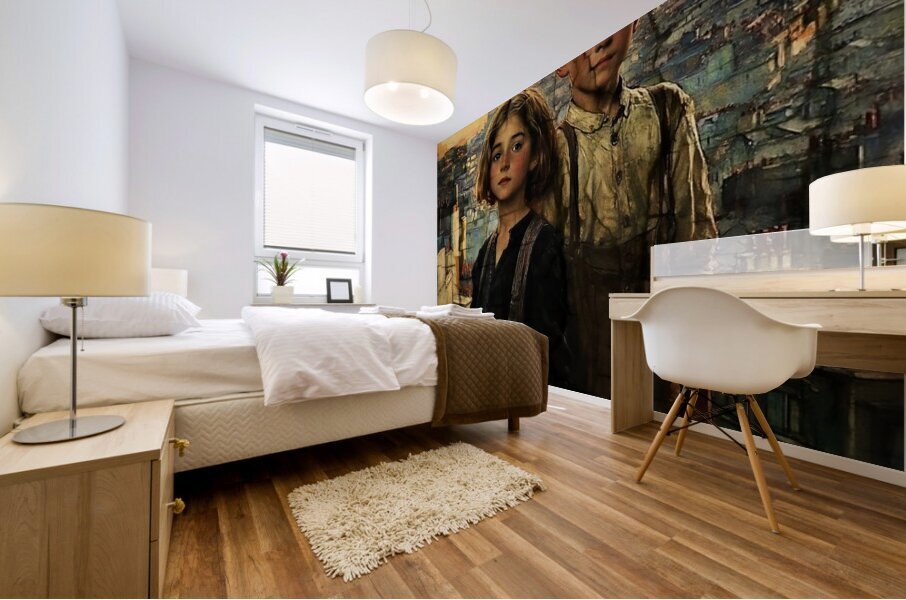 Innocent Eyes Mural print