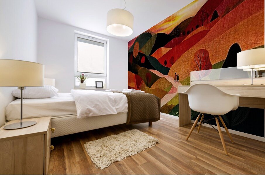 Solitude and Wonder Mural print