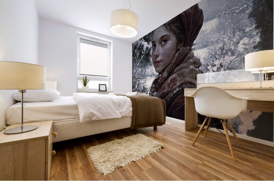 Daughter of the Pines Mural print