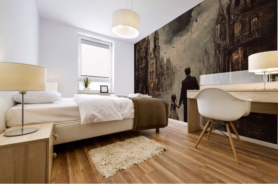 City of Memory Mural print