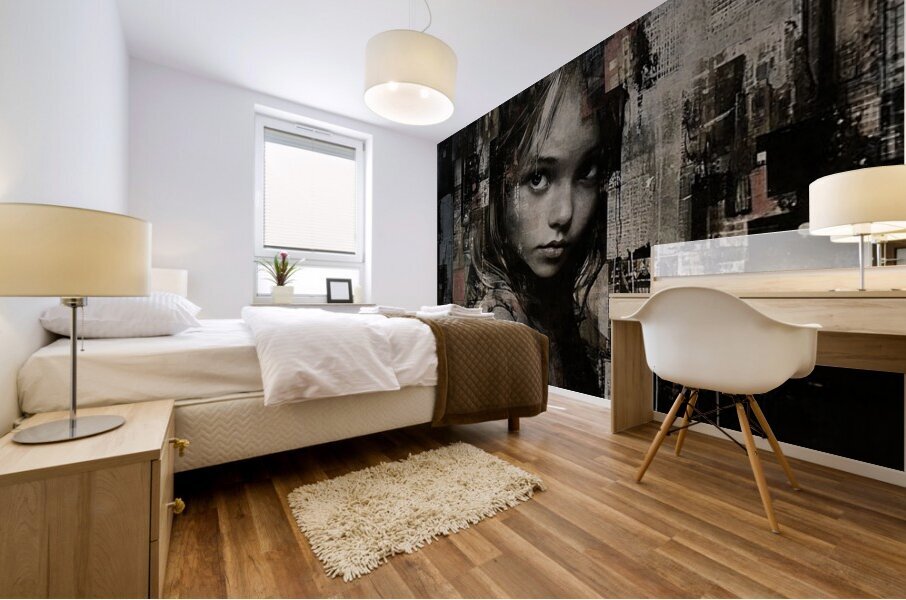 Haunting Bloom Mural print