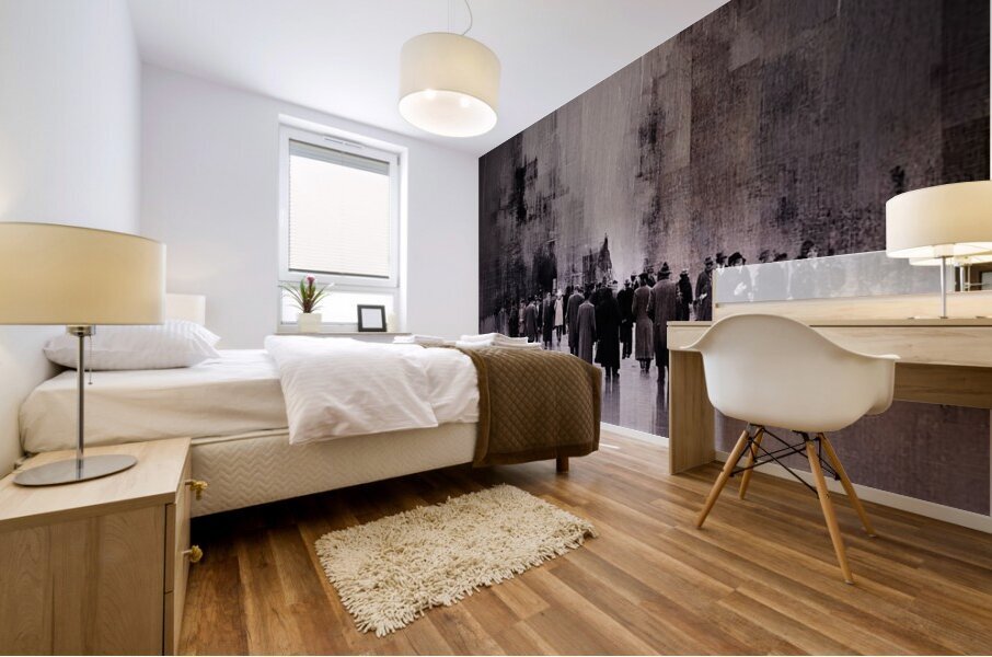 Ghosts in the Rain Mural print