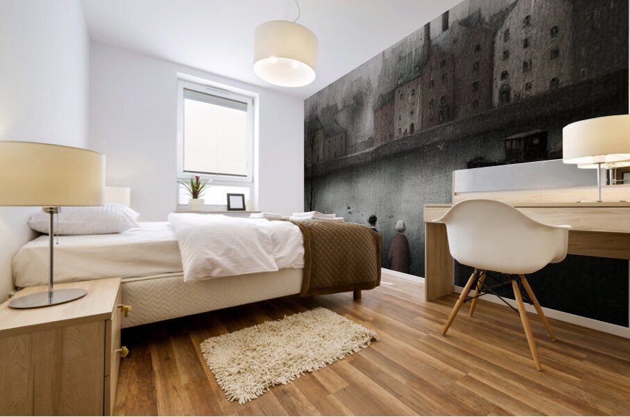 Ashes in the Rain Mural print