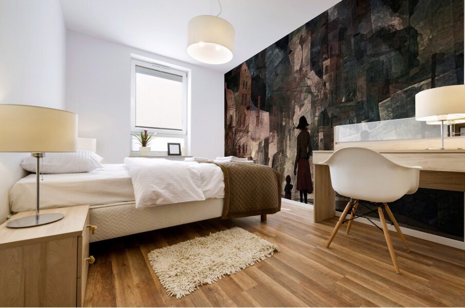 Fractured Horizons Mural print