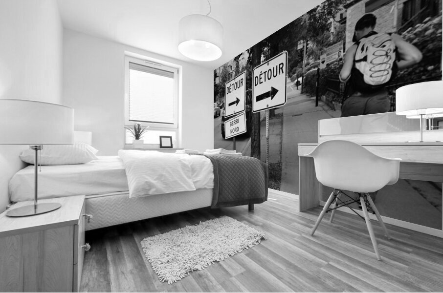 The Art of Going Elsewhere Mural print