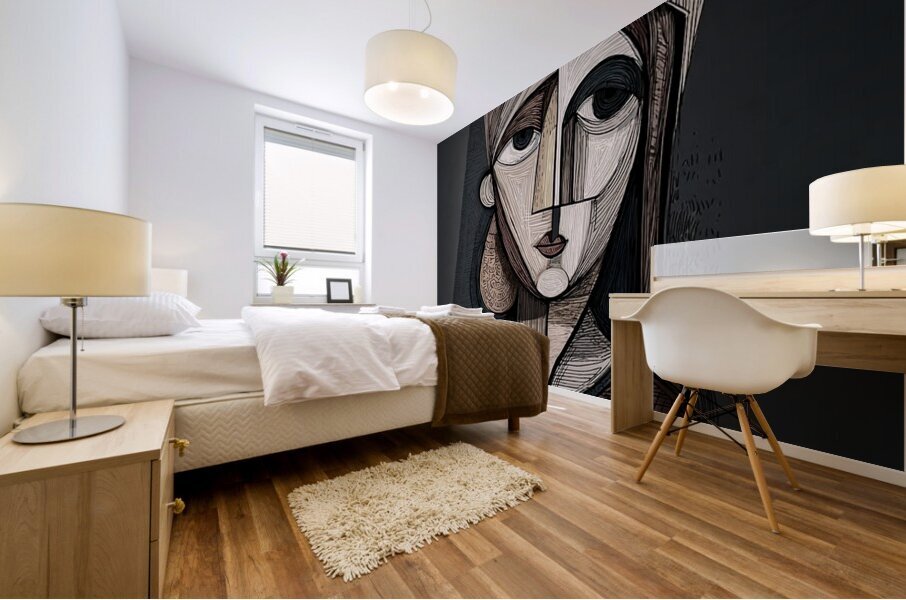 Haunted Geometry Mural print