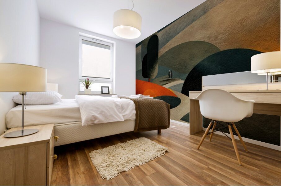 Where the Hills Remember Mural print