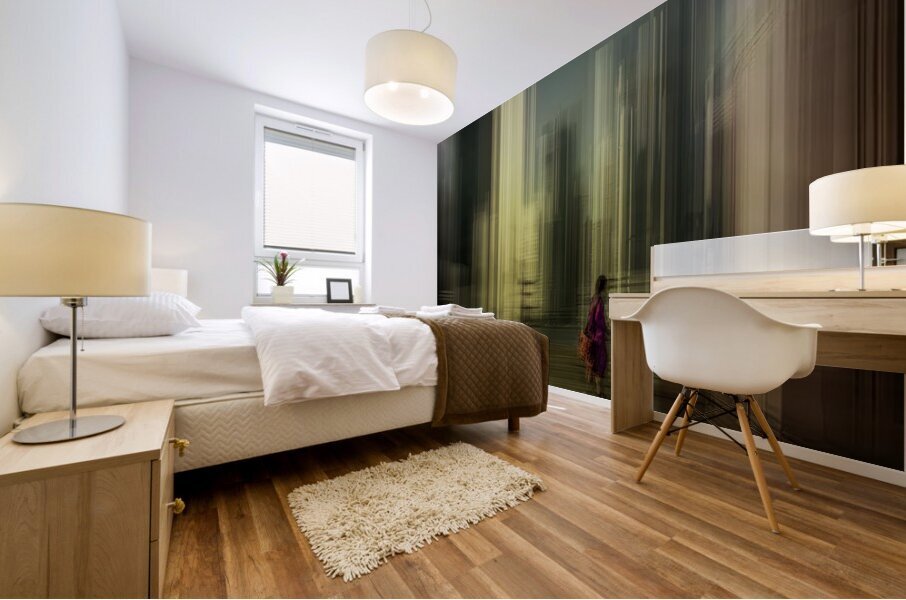 The Blurred City Mural print