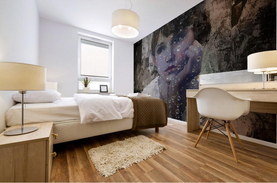 Drifting Indoors Mural print