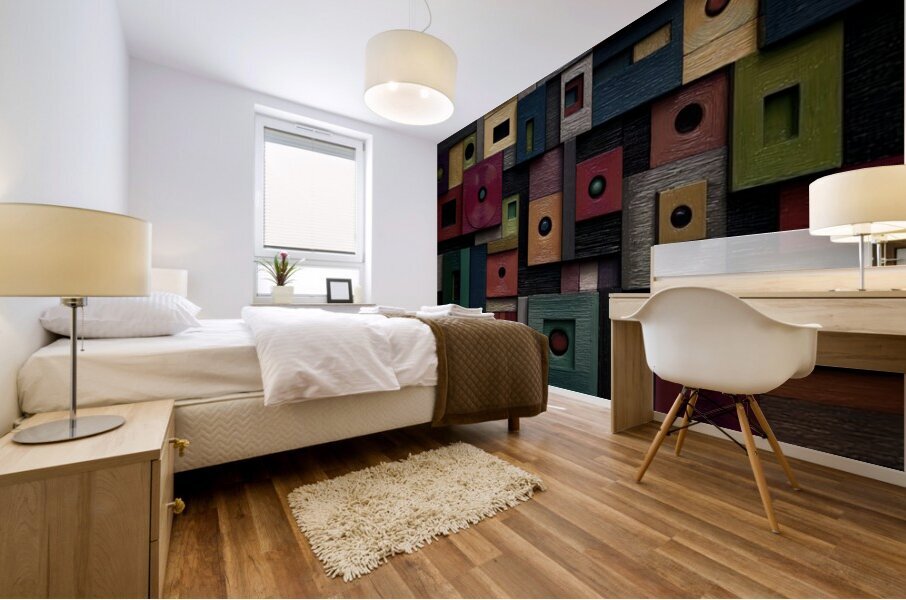 The Map of Tomorrow Mural print