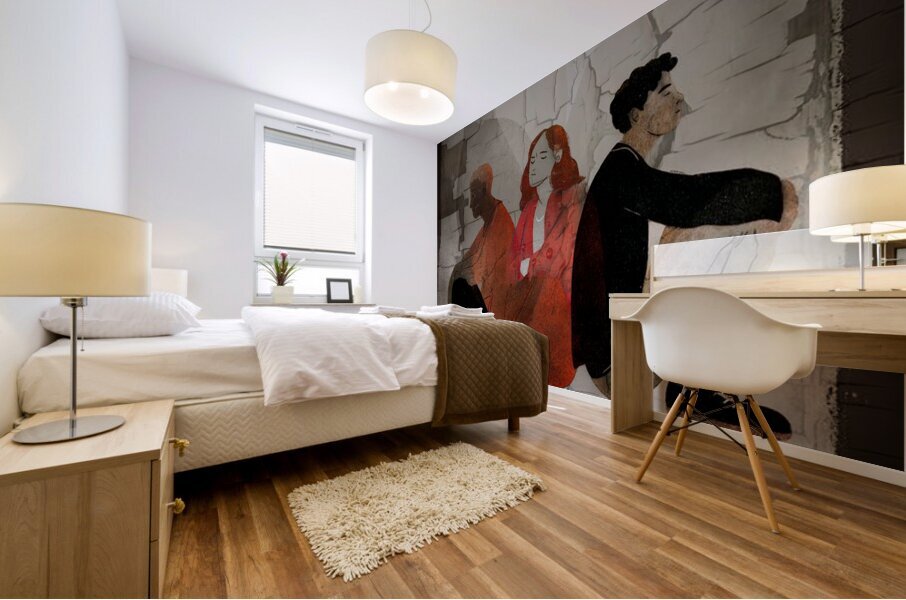 Cracks in the Soul Mural print