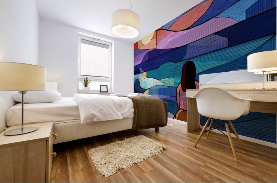 Color and Calm Mural print
