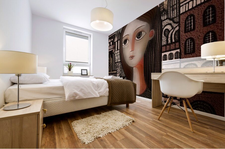 The City Within Her Impression murale