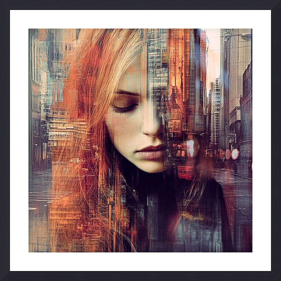 The Skyline Within Picture Frame print