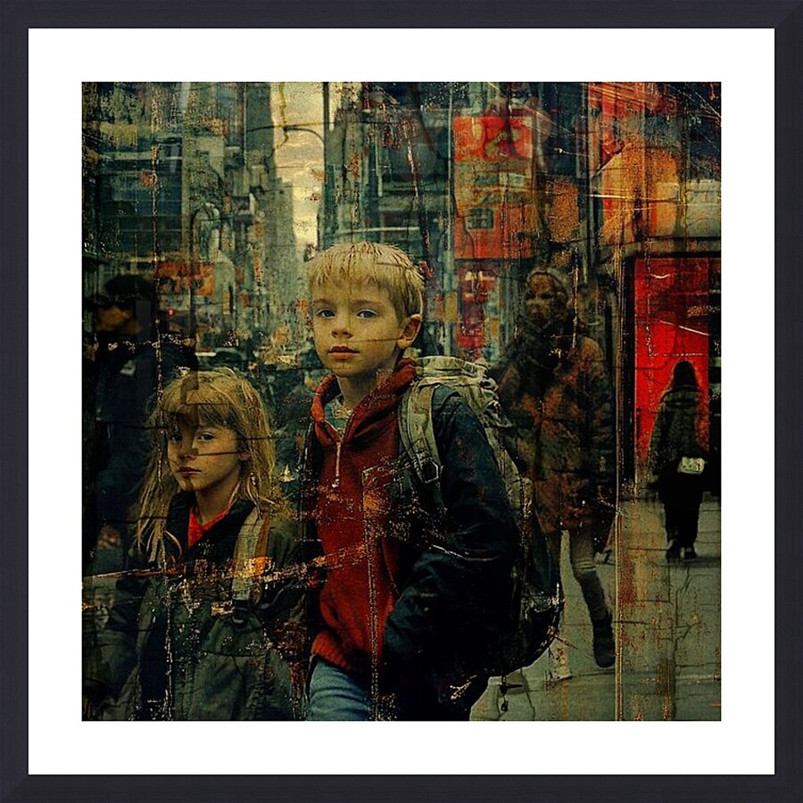 Ghosts in the Streets Picture Frame print