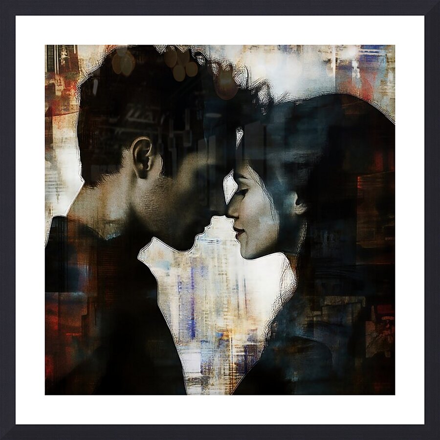 Fading into Us Picture Frame print