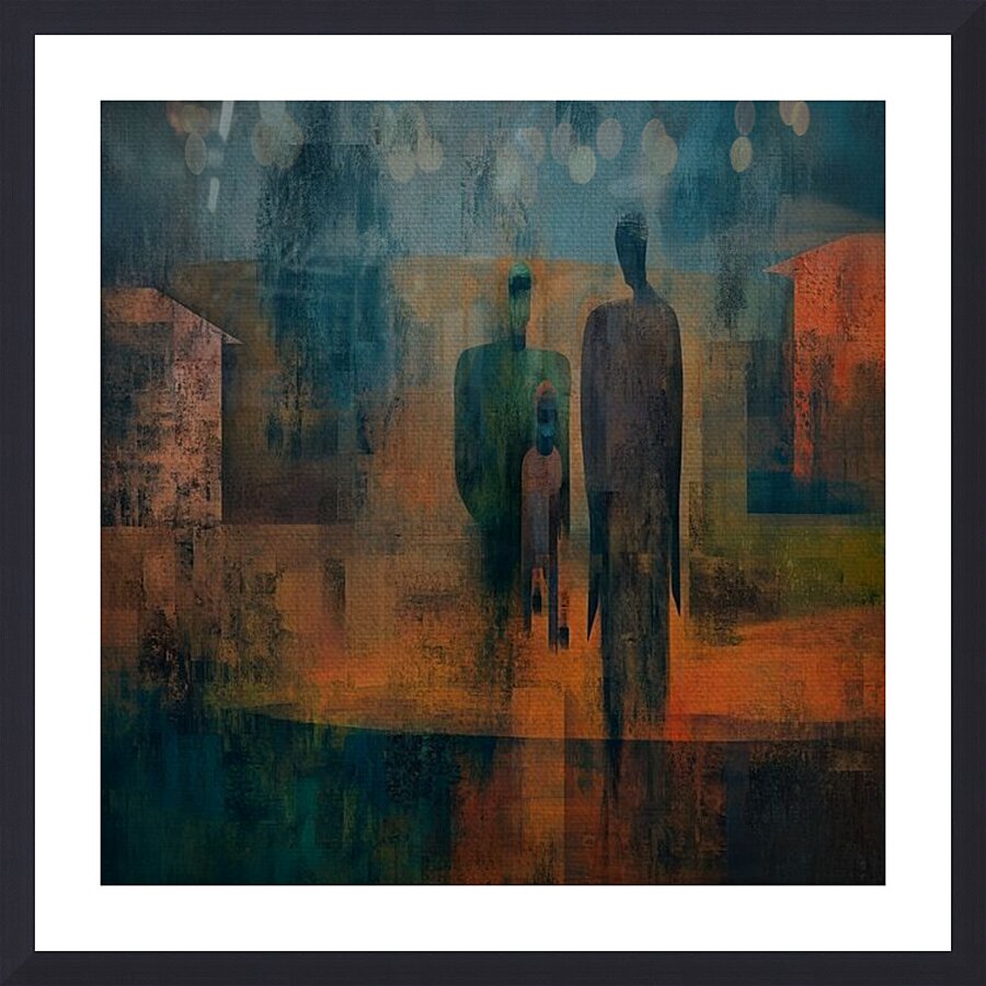 Where Shadows Gather Picture Frame print