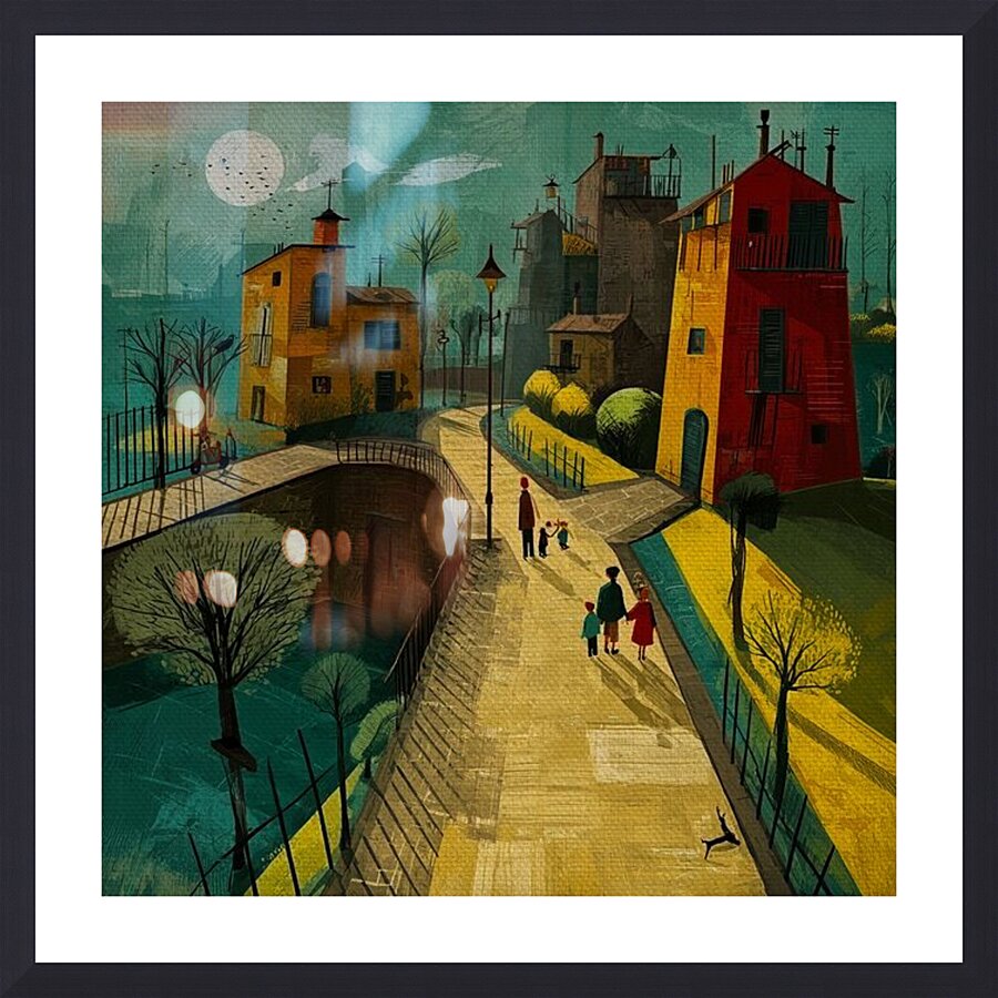 Where Children Lead the Way Picture Frame print