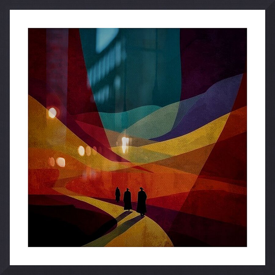 Through a Shattered Dream Picture Frame print