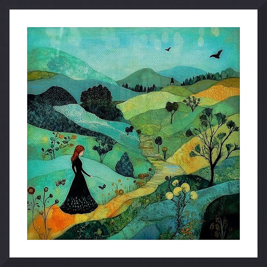 Wanderer of Light Picture Frame print