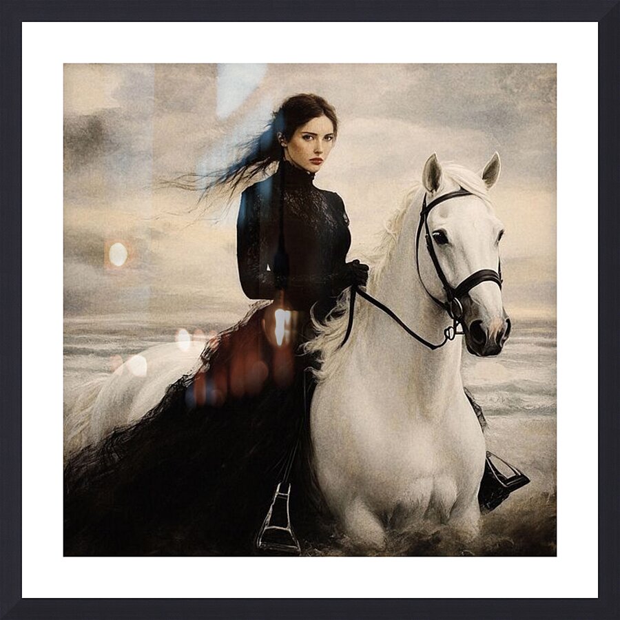 The Phantom Bride Picture Frame print