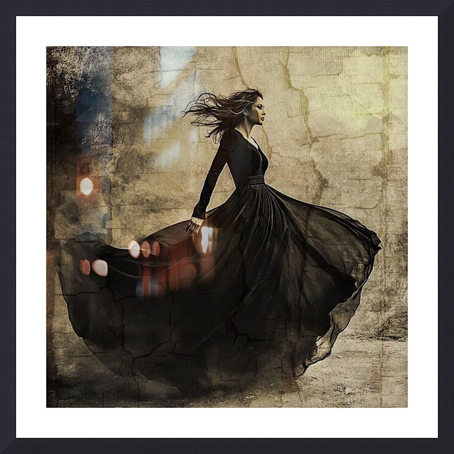 Dancer in the Dust Picture Frame print