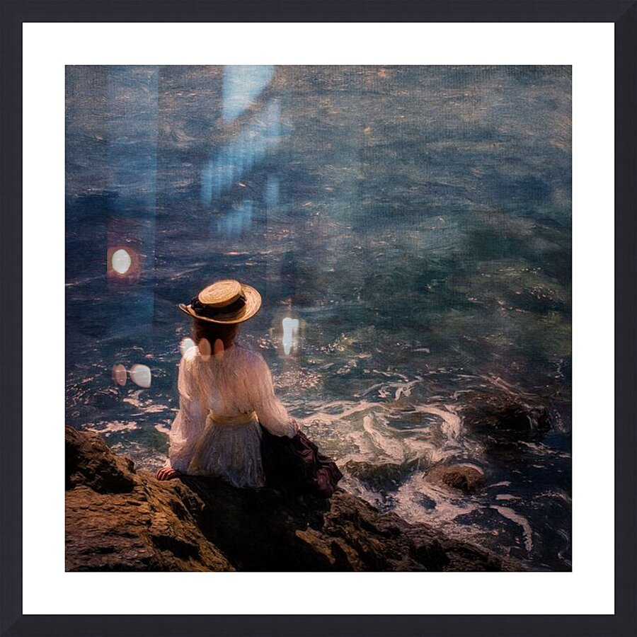 Draped in Sunlight Picture Frame print