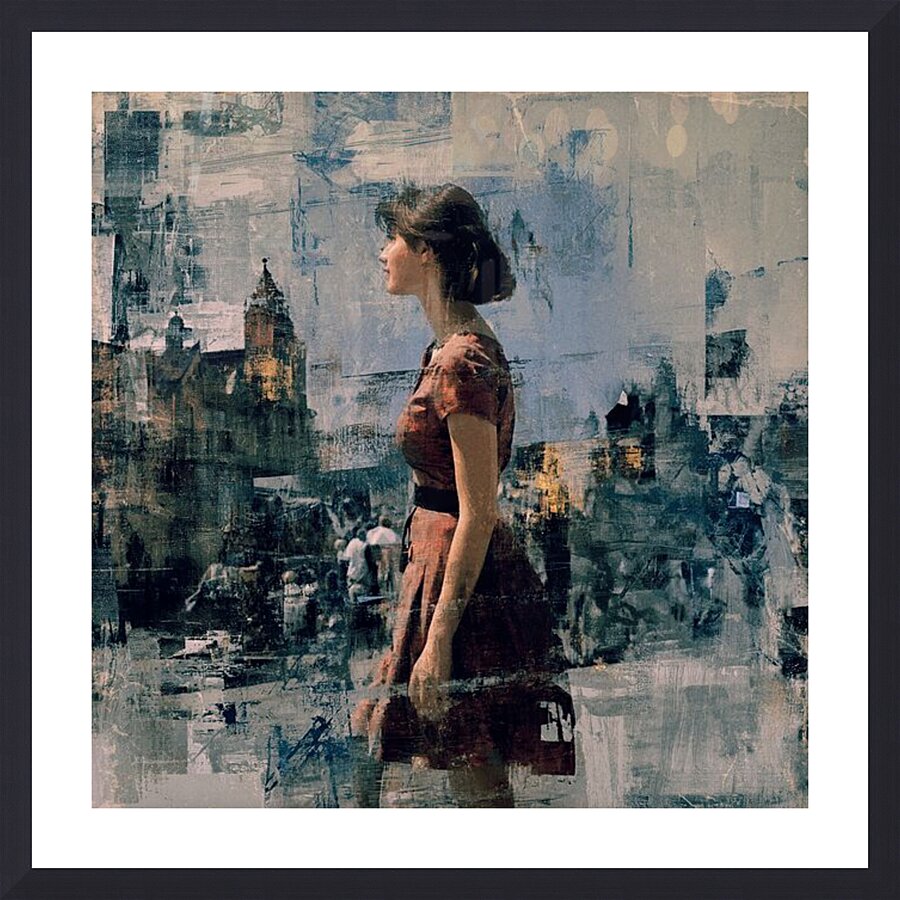 Where Cities Fade Picture Frame print