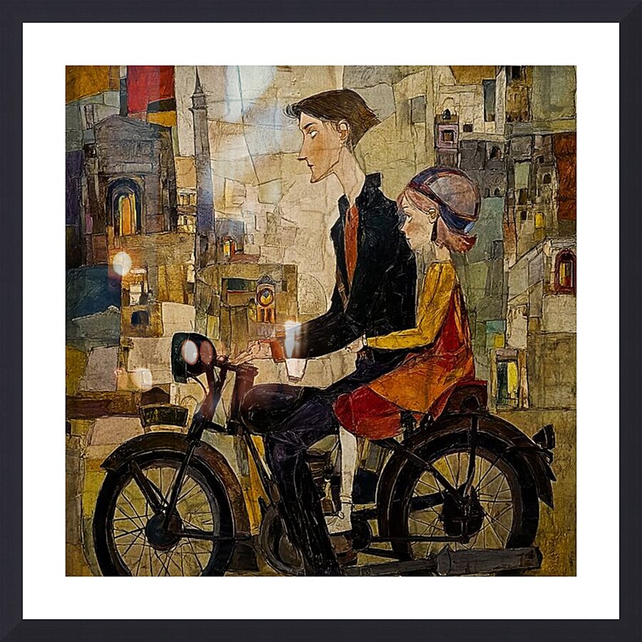 Urban Mosaic Picture Frame print